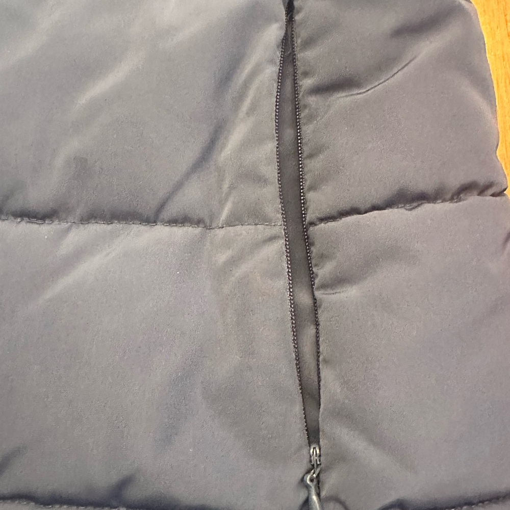 Love Moschino Blue Quilted Puffer Jacket Heart Zipper Designer - Picture 11 of 11